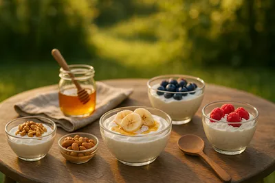 Kvarg som dessert (uten krasj)